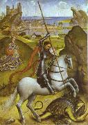 Rogier van der Weyden St. George and Dragon oil painting reproduction